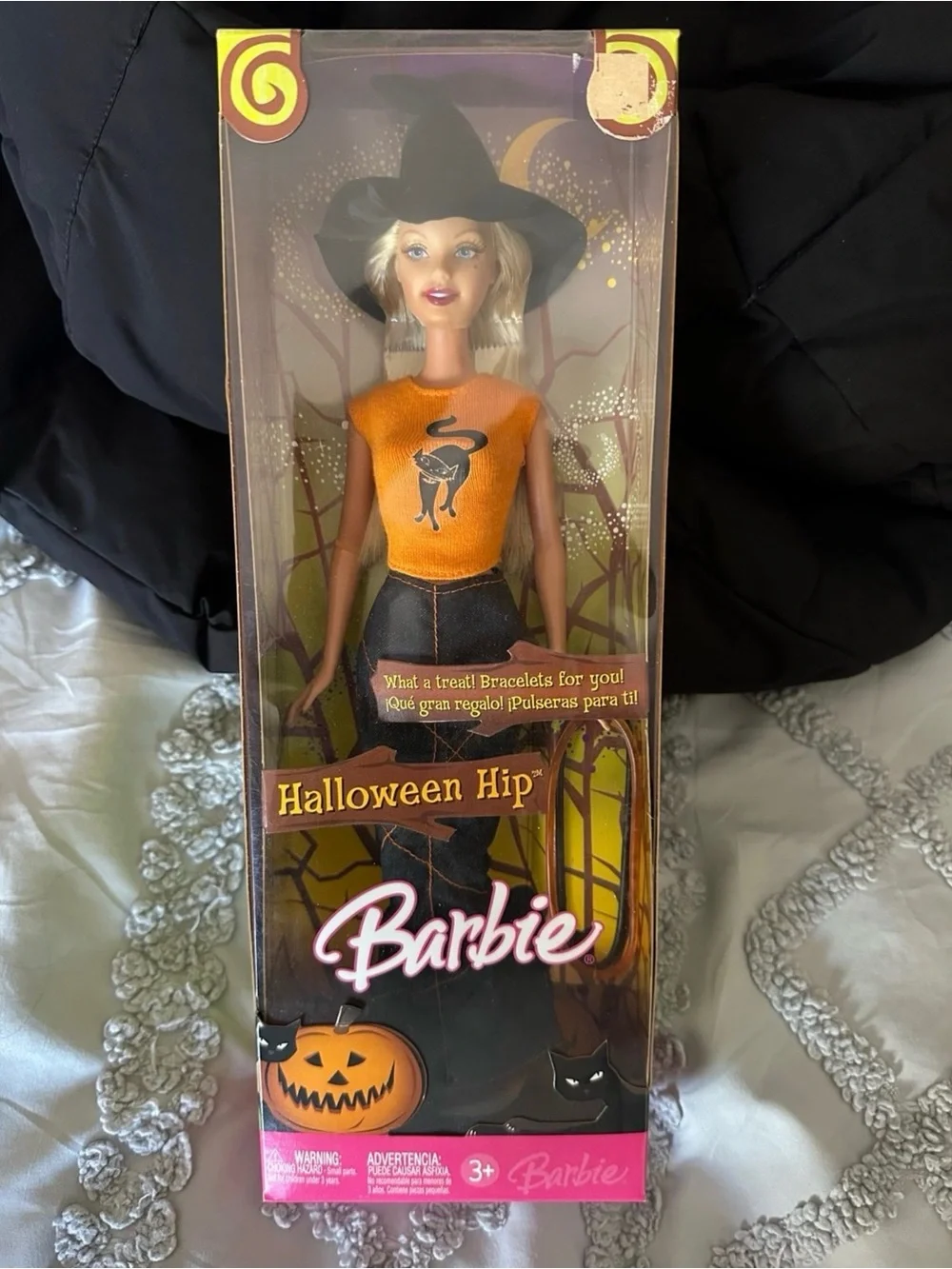 Barbie Halloween Hip Doll - Orange Top & Black Accessories